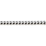 Rope Weaver Taifun Mooring Seil, doppelter Geflecht, extrem flexibel, abriebfestes Polyester - 8 - 14 mm, weiß-schwarz oder navy