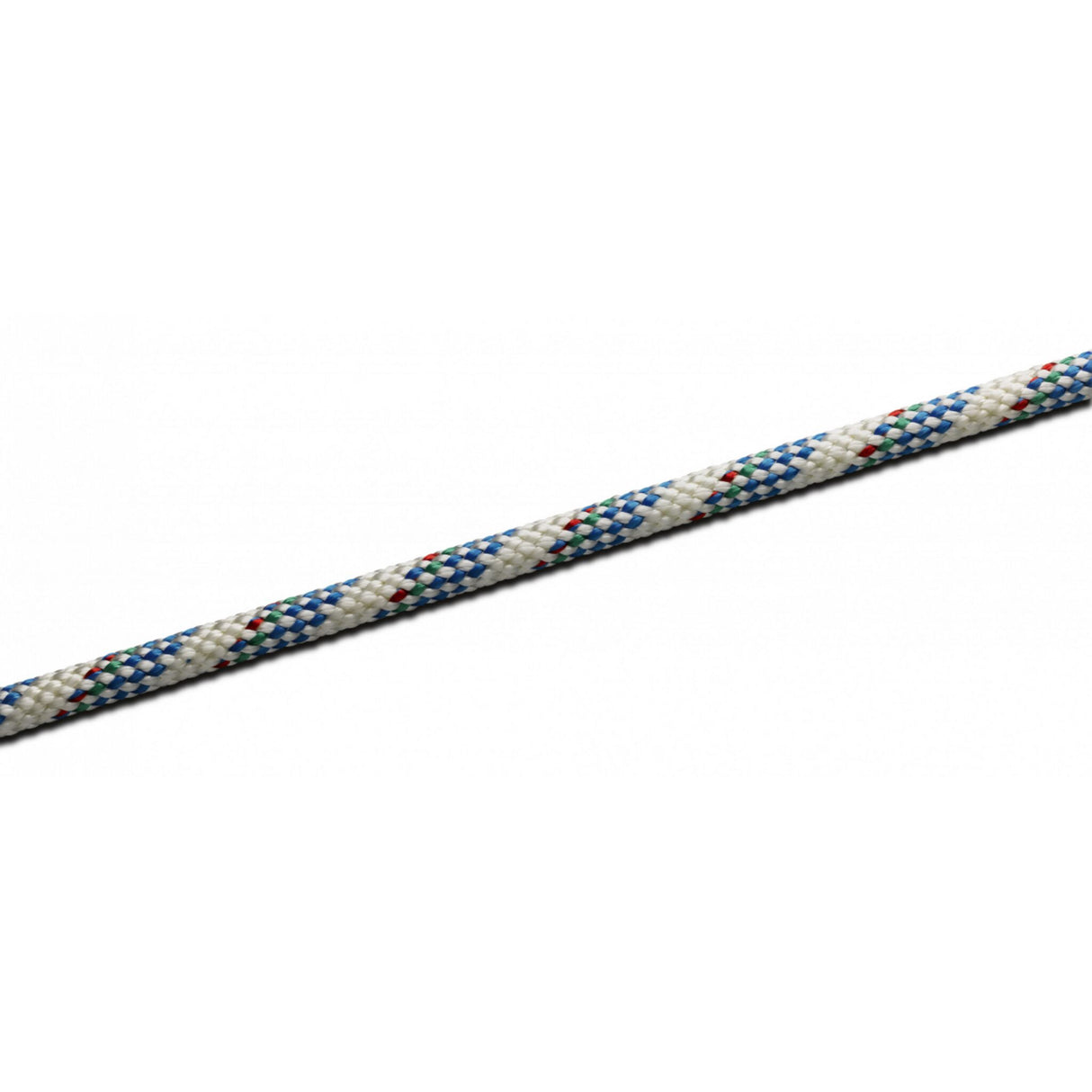 ROP SLEECHTER Schot Atlantik Plus Doppeltgeflecht hohe Festigkeit, Bootszubehör, optimal für Winschgebrauch - 8 - 12 mm, weiß-blau, weiß-rot, weiß-grün