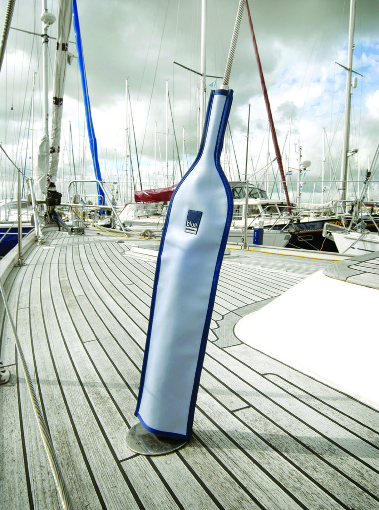 Blue Performance Wantenspanner-Schoner Schutz für Tauwerk, Schutzhülle, wasserabweisend und UV-beständig - 370 x 75 - 610 x 135 mm