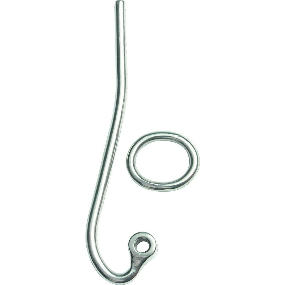 Sliphaken mit Ring für Wantenspanner, Edelstahl AISI 316, einfach mit einem Handgriff zu öffnen - 6 - 10 mm