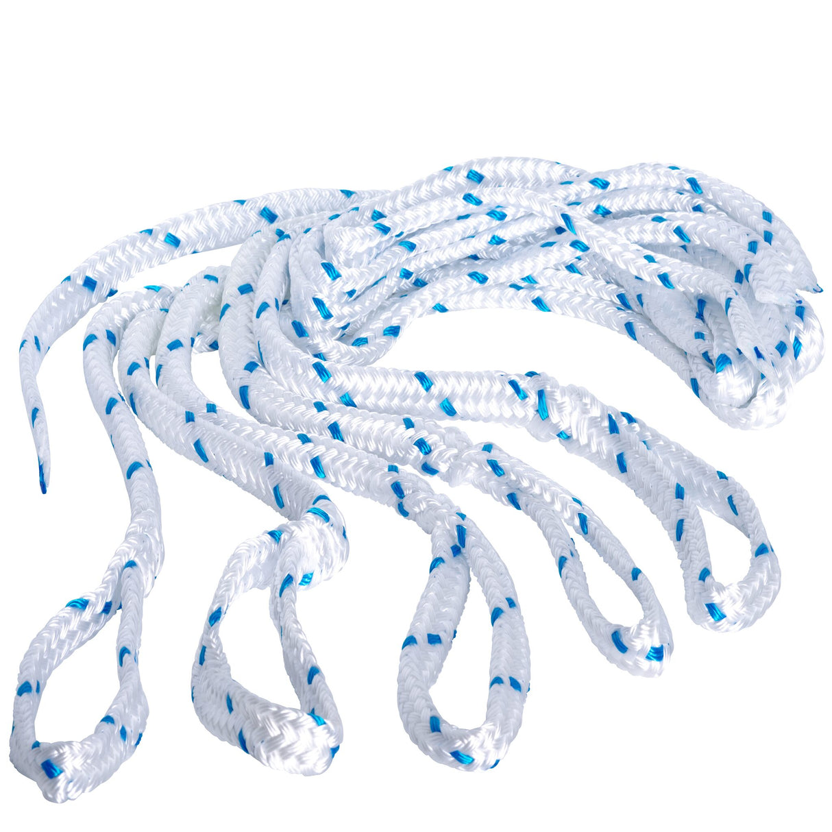LIROS Reffbändsel Polypropylen-Multifill-Fasern 10-12 mm, Segeltau, empfohlen von Yacht, 160 cm, 5 Stück