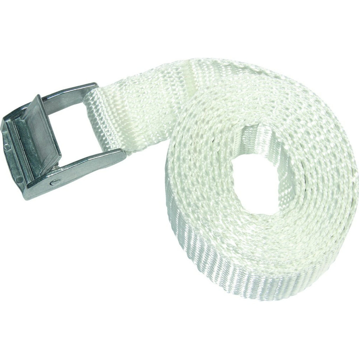 Universal-Spanngurt 25 mm, zertifiziert nach DIN EN 12195-2, wetterfest mit Aluminium-Klemmverschluss, hohe Belastbarkeit - 1 m - 4 m