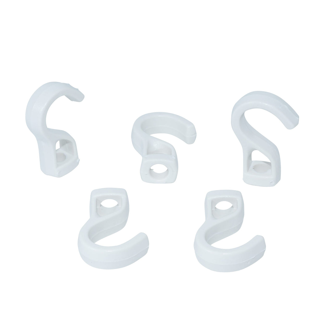 Plastikhaken 8 mm Seilloch, robuste Kunststoffhaken, einfache Handhabung