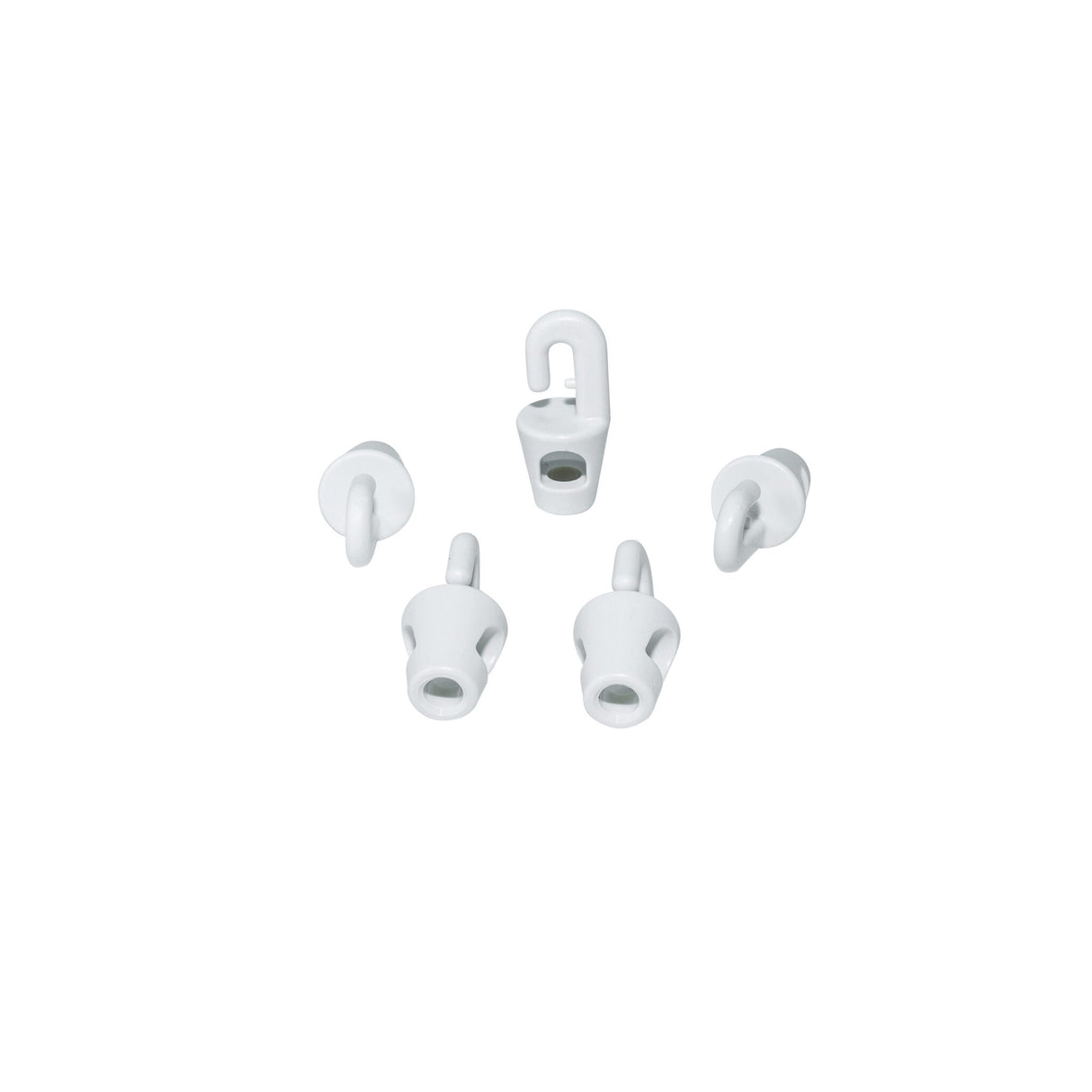 Plastikhaken Seilhaken 6 mm Seilloch, robuste Kunststoffhaken, einfache Handhabung