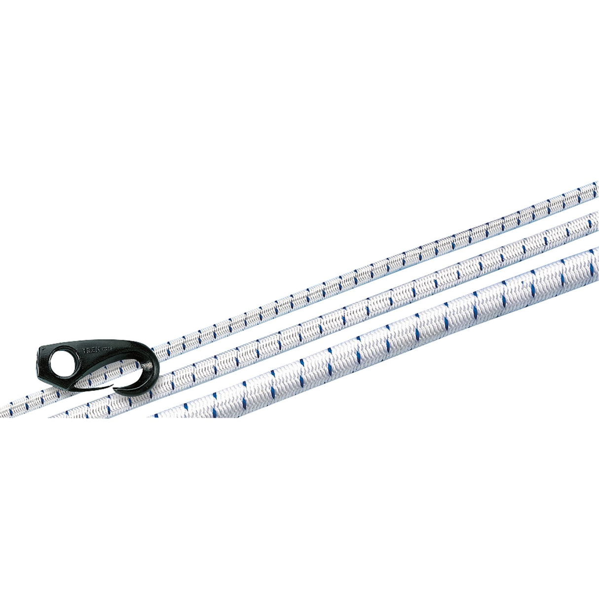 Spezial Nylon-Karabinerhaken Schwarz, Gummiseil Haken, 5 Stück - 6 - 8 mm
