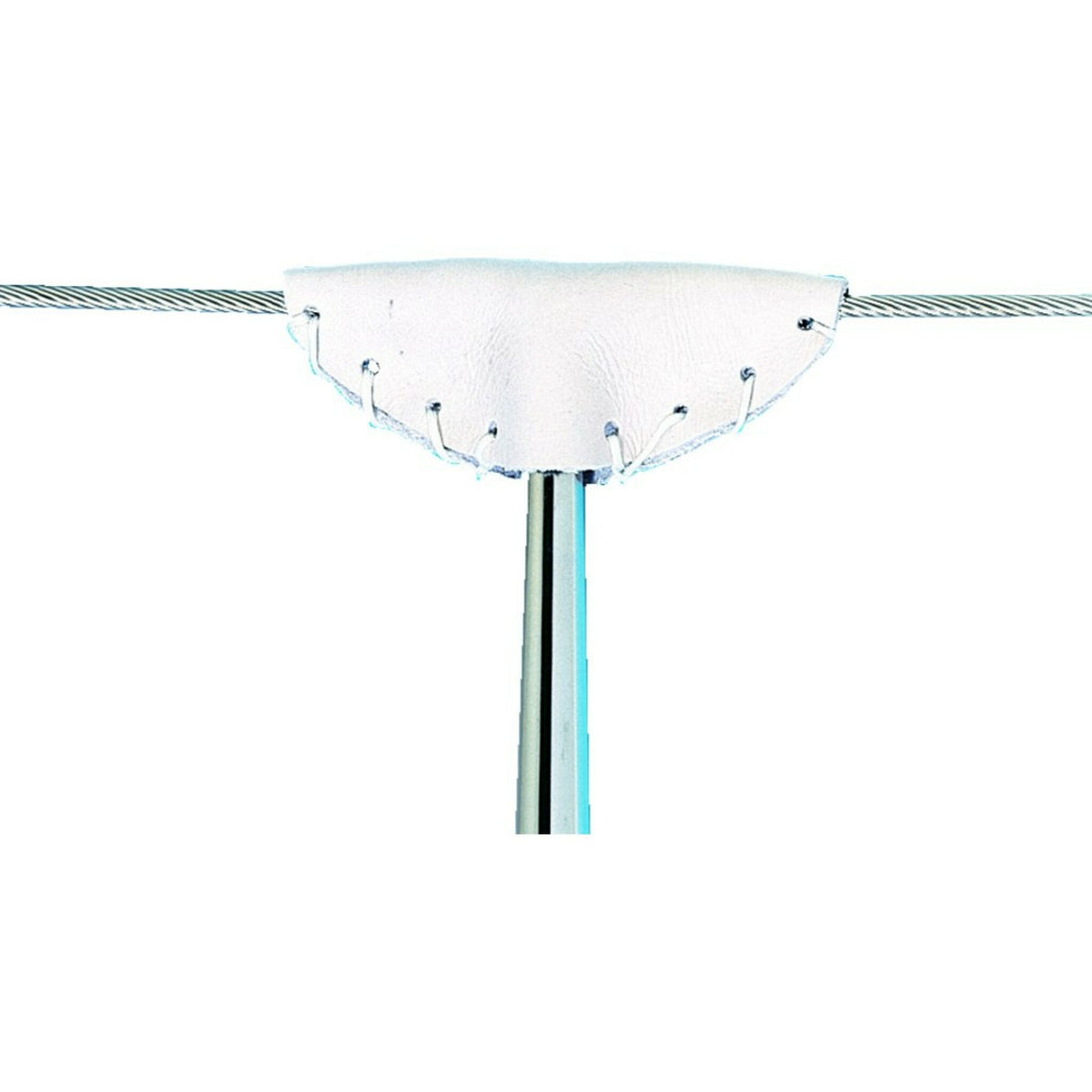 Super Saling-Nockschoner aus Chromleder, Saling-Schoner, inklusive Schnürbändsel, geeignet für jedes Salingprofil - 90 x 110 mm – 180 x 210 mm