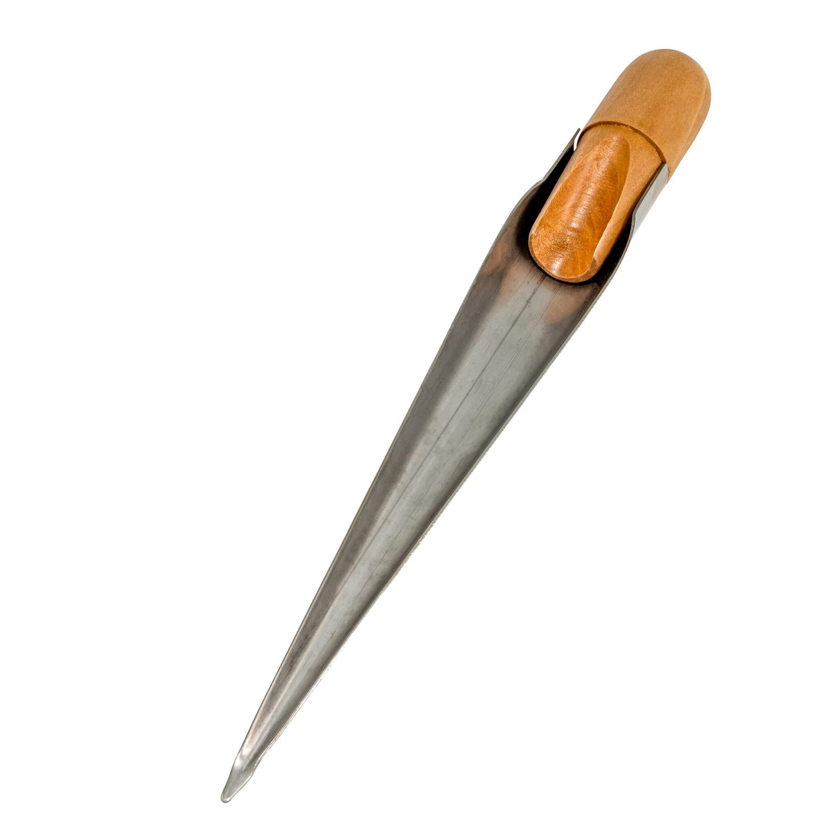 awn Marlspieker Edelstahl Hohlkehke Holzknauf, Taklerwerkzeug, ideal zum Knotenlösen und Tauwerkbearbeiten