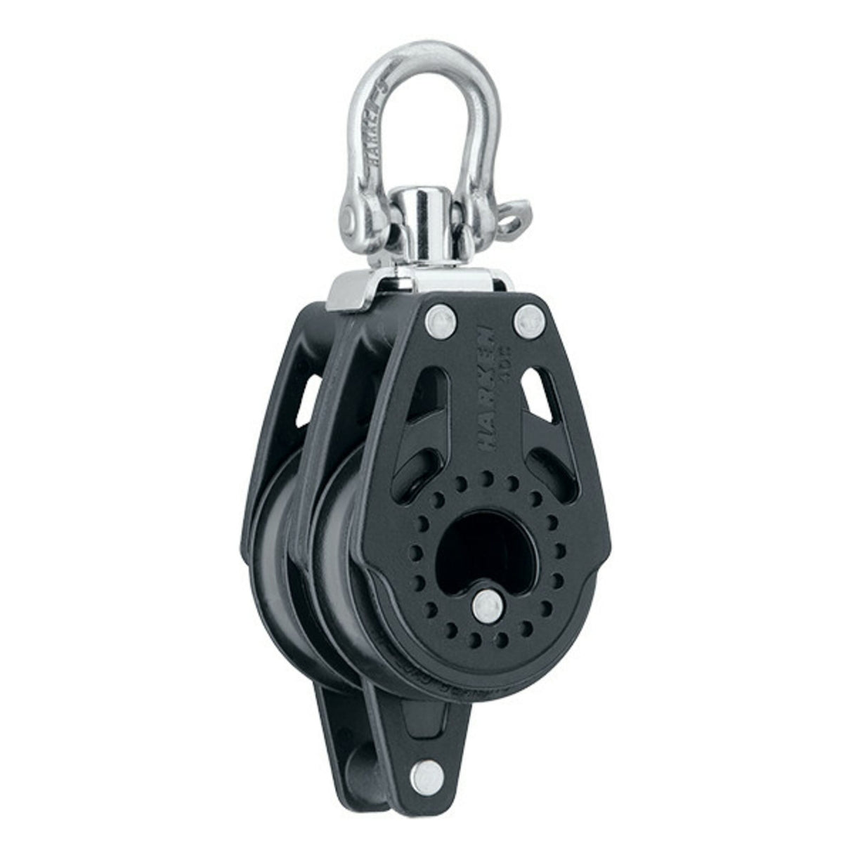 Carbo Doppelblock 40 mm, Segelblock, leicht und belastbar, ideal für Sportboote