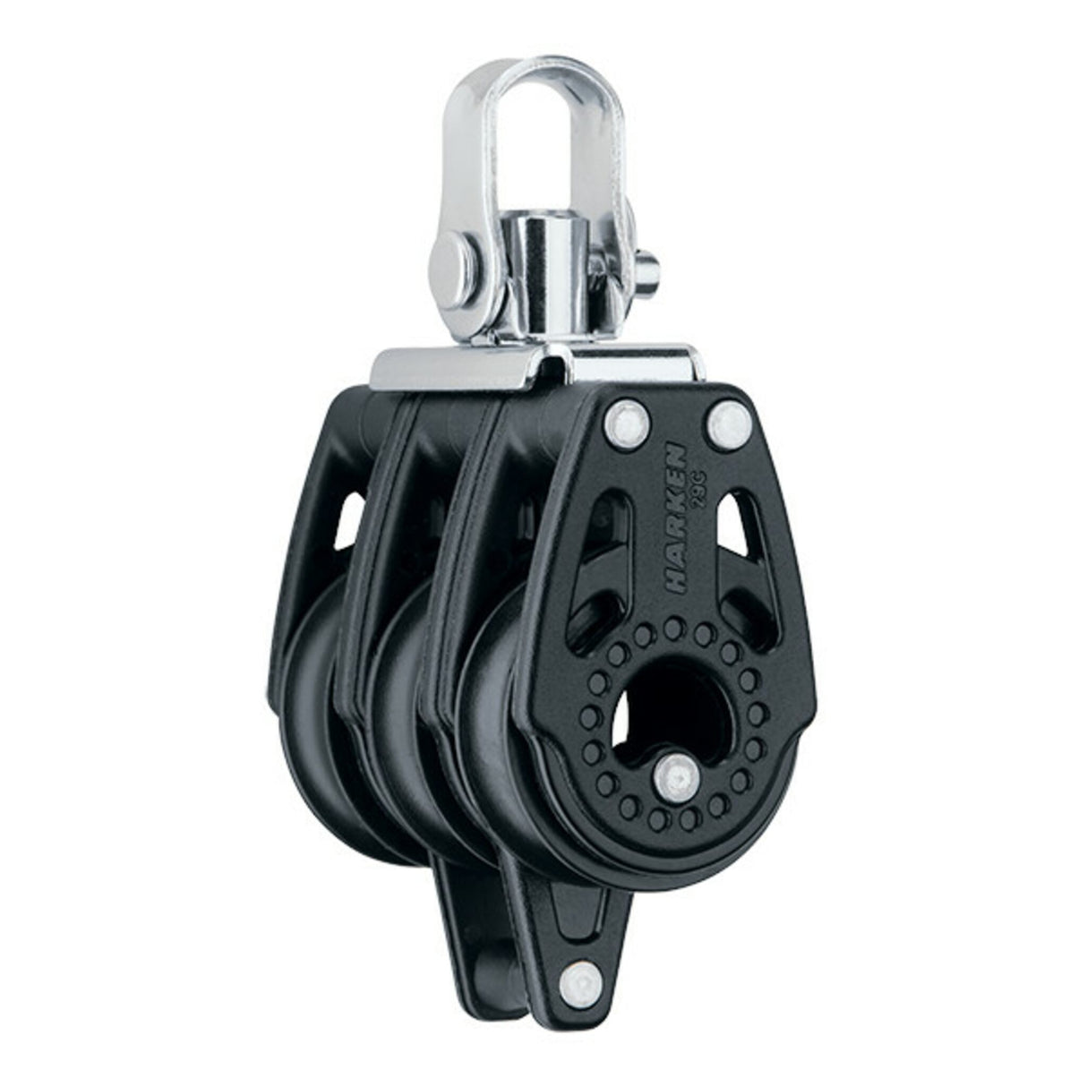 H345 29 mm Carbo Dreifachblock mit Wirbel und Hundsfott