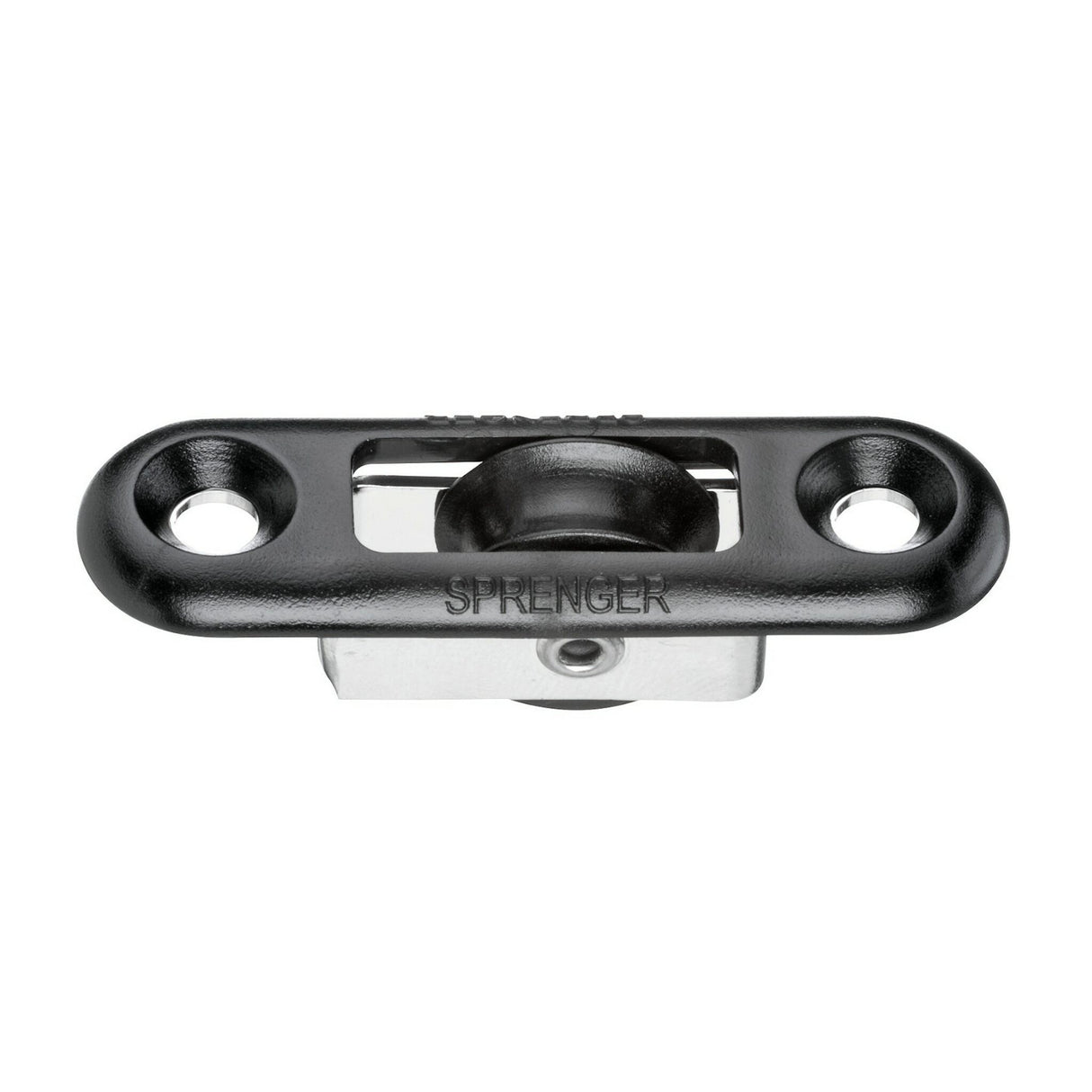 Sprenger Einscheiben-Kugellagerblock Micro XS, Einlassblock für 6 mm Tauwerk, leicht und robust aus Edelstahl und UV-beständigem Kunststoff, hergestellt in Iserlohn