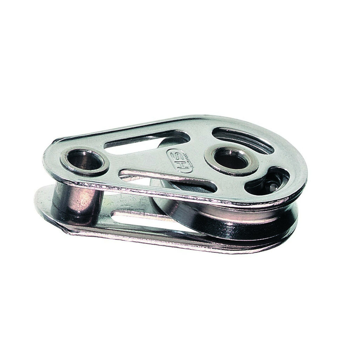 Sprenger High Load Block Edelstahl, liegender Block, 5 mm für Dyneema, besonders kompakt und gratfrei