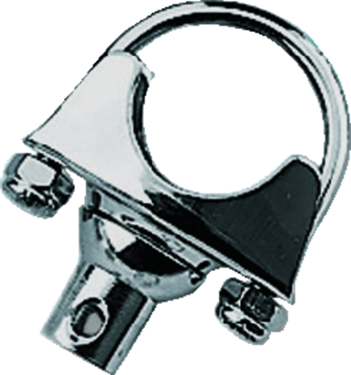 Adapter Relingstützen-Befestigung 22,25 mm, Relingstützen-Adapter, für Pins bis 10 mm