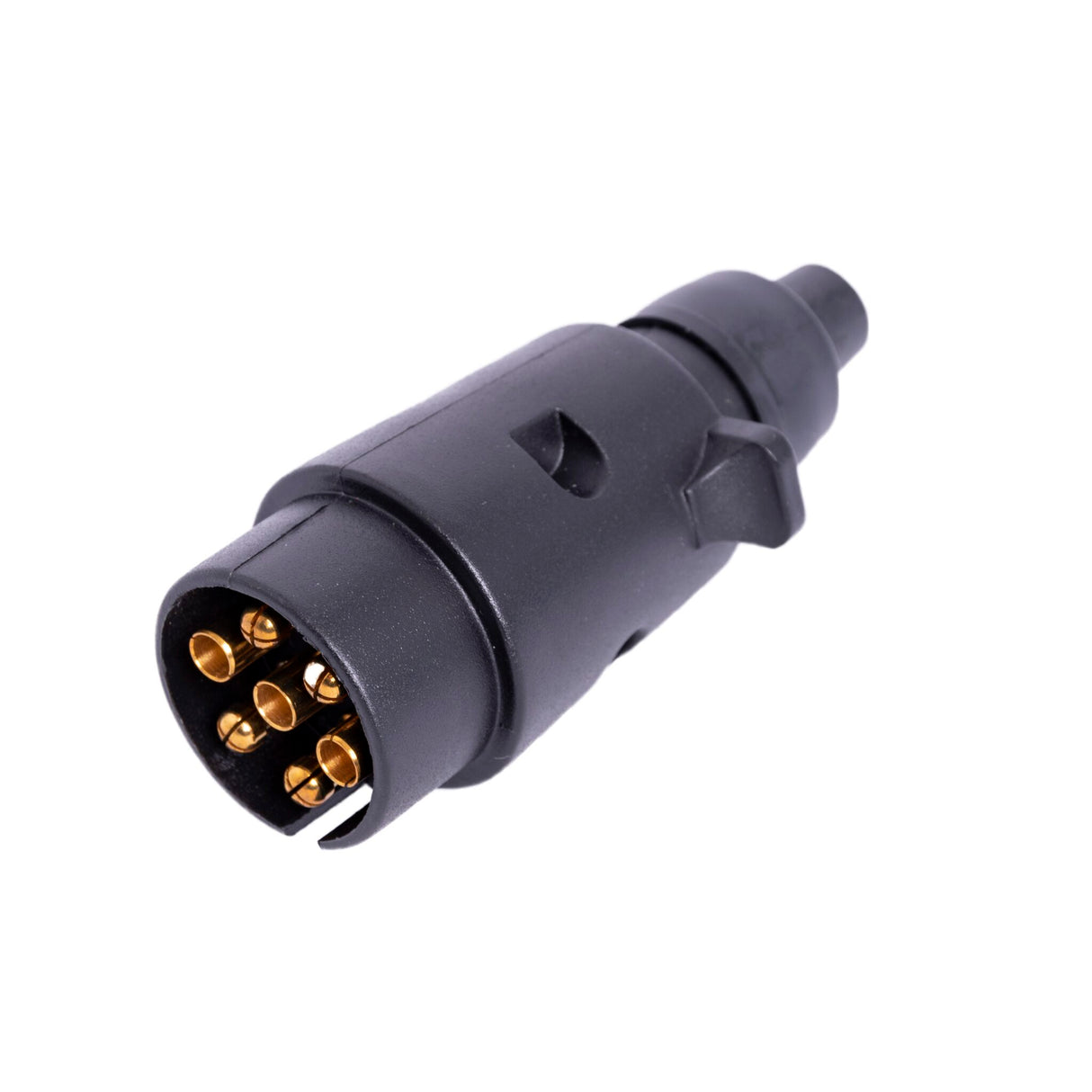 Trailerstecker 7-polig aus solidem Kunststoff, Anhängerstecker, zuverlässig und stabil