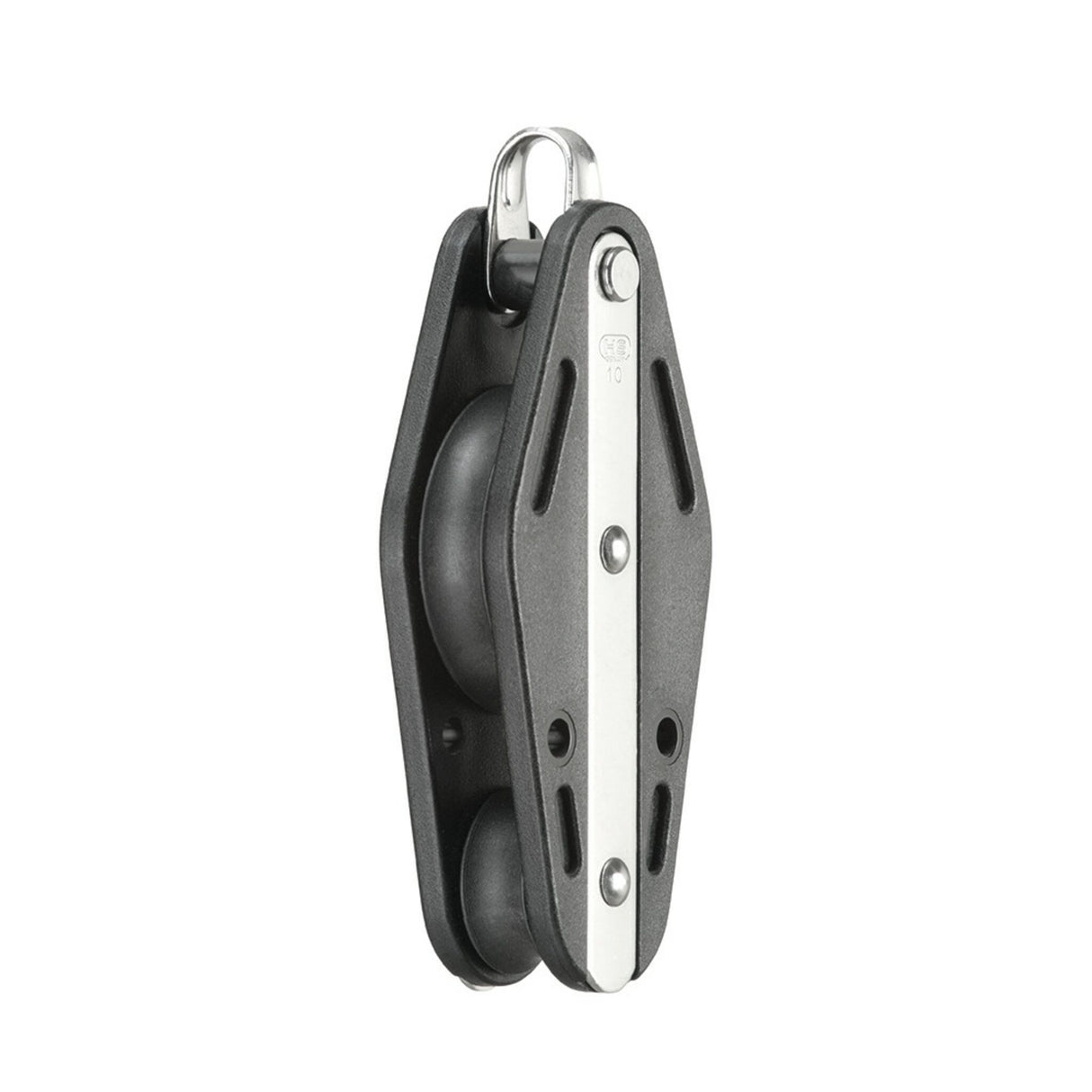 Sprenger Gleitlager-Violinblock, einscheibig mit Bügel, hochwertige Schiffs- und Bootsausrüstung, langlebig und robust - 10 - 14 mm