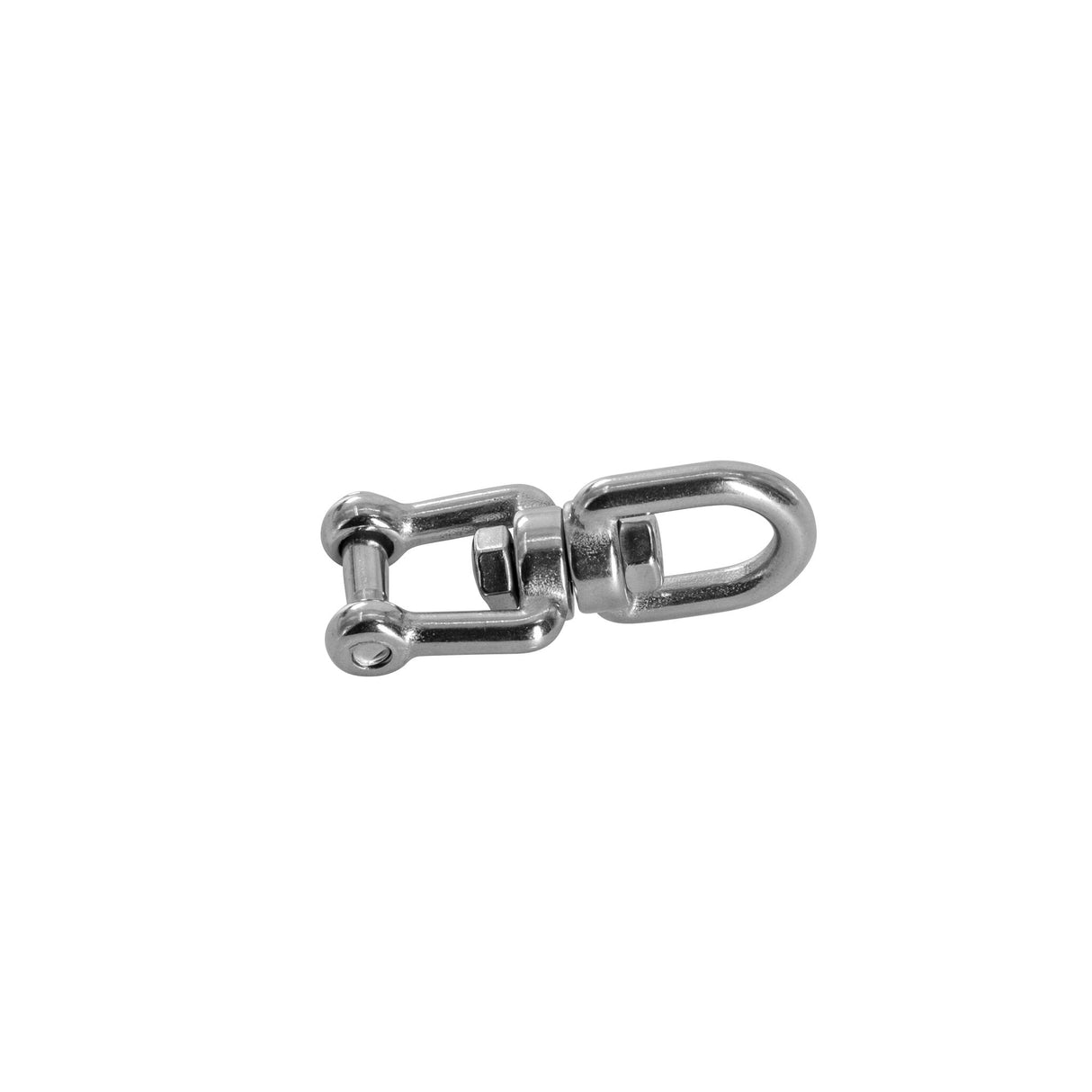 Wirbelschäkel M6 Innen6kant Auge/Gabel. Edelstahl V4A