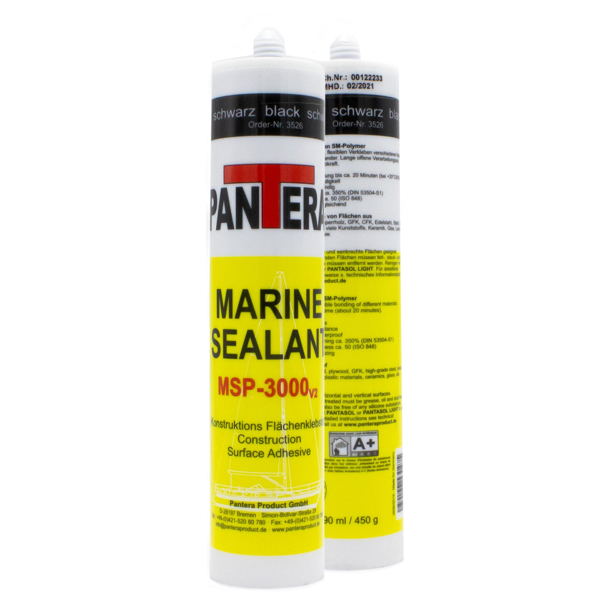 Pantera Konstruktionskleber silikonfrei, Marine Sealant, elastisch feuchtigkeitsaushärtend USP