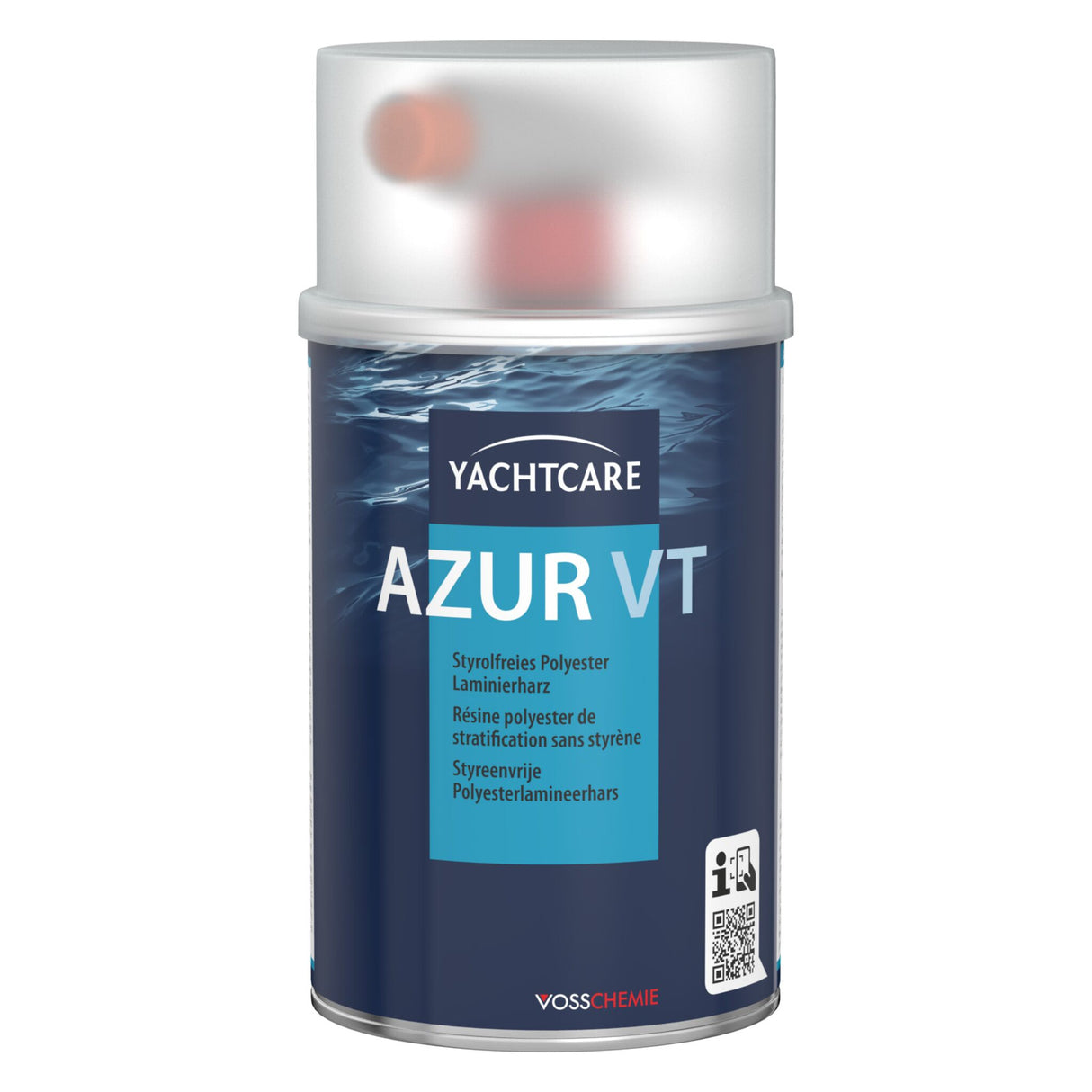 Yachtcare Polyesterharz Azur VT für witterungsbeständige Anwendungen, Laminierharz mit Schutzlack erforderlich - 500 g - 1 kg