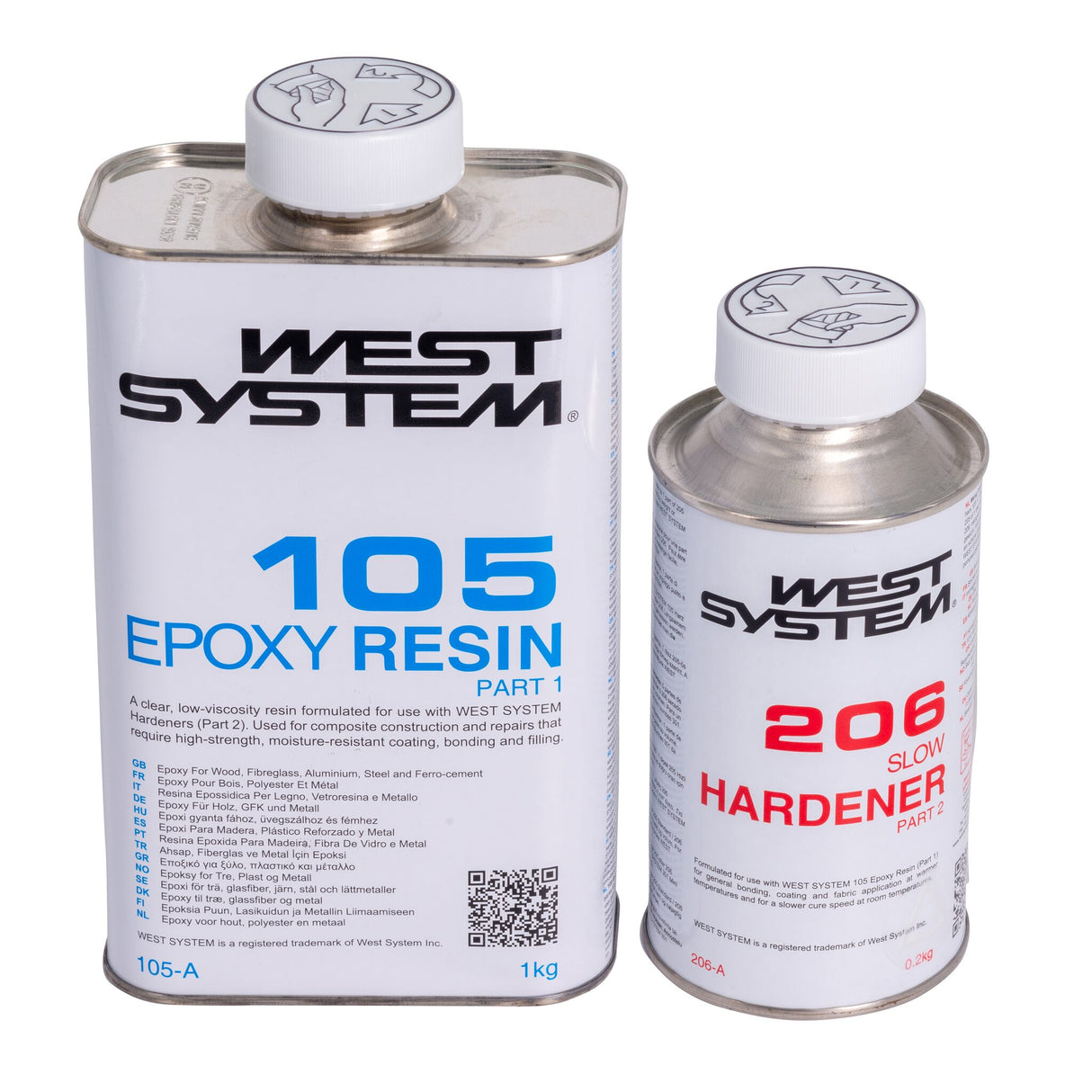 West System A-Pack Epoxy-Harz 105/Härter 206