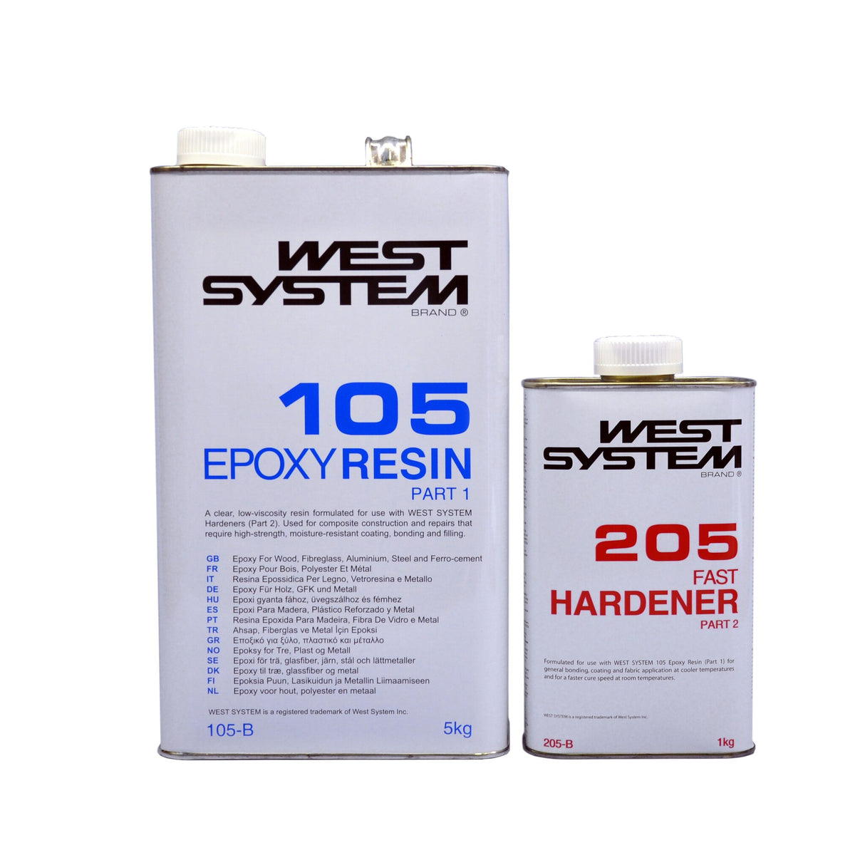 West System B-Pack Epoxy-Harz 105/Härter 205