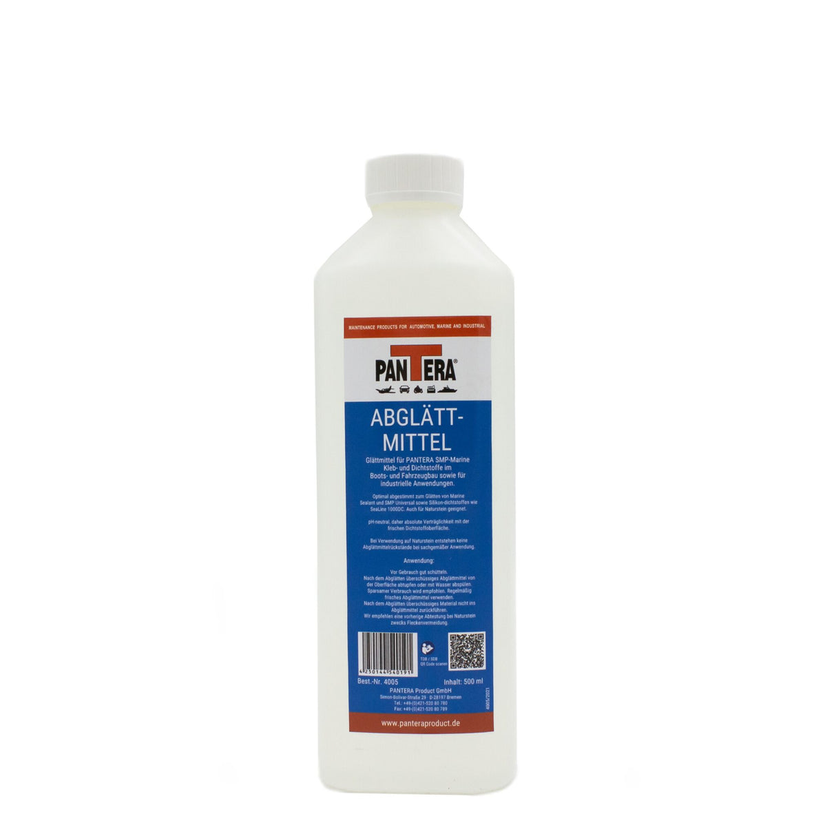 Pantera Abglättmittel Smoothing Agent, pH-neutral, ideal für Marine- und Silikon-Dichtstoffe - 250 - 1000 ml