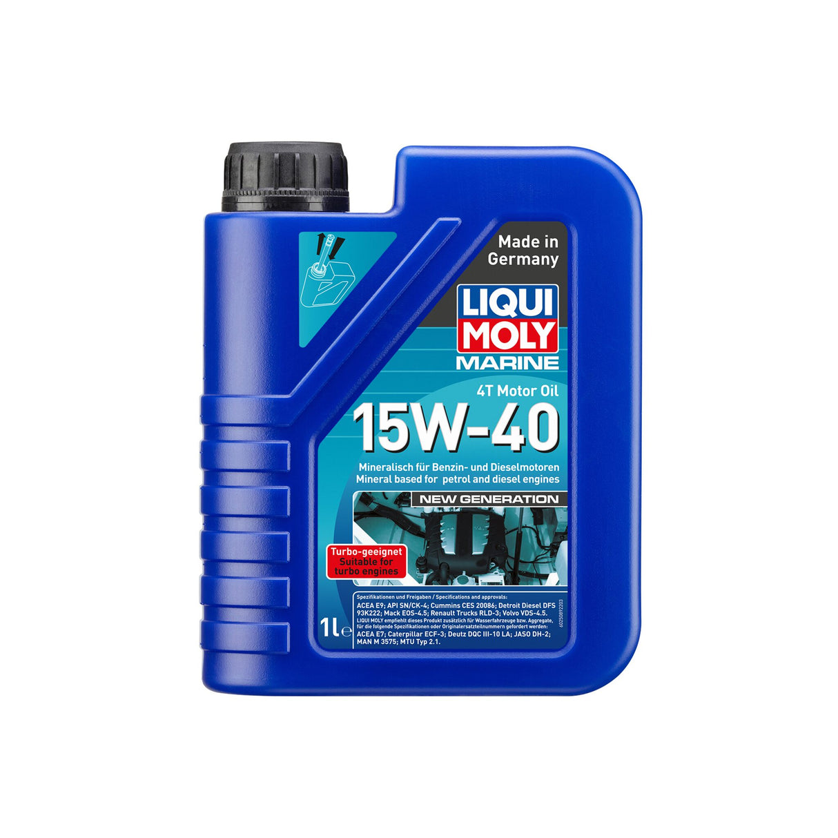 Marine 4T Motorenöl 15W-40 New Generation
