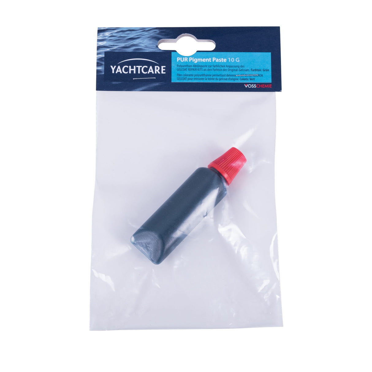 Yachtcare Abtönpaste 10g, Gelcoat-Farbmischung, perfekte Farbanpassung für Reparatursets - grün, gelb, blau, schwarz, weiß, rot
