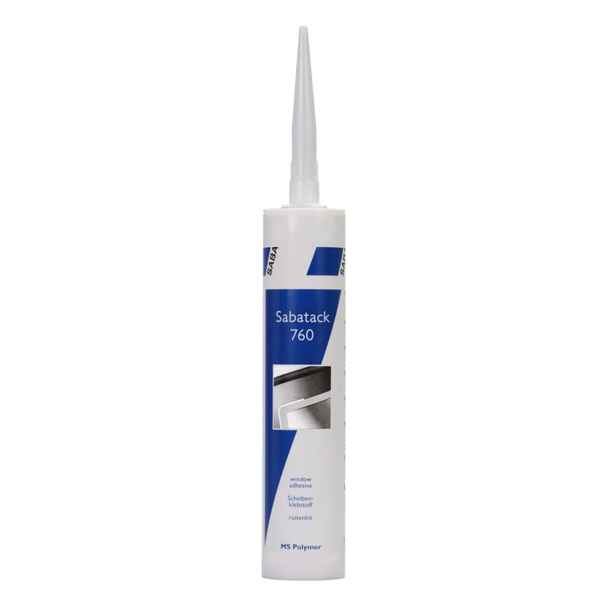 Sabatack Kleb- und Dichtstoff hoher Elastizität, MS-Polymer Kleber, strukturelle Festigkeit, 290 ml, schwarz