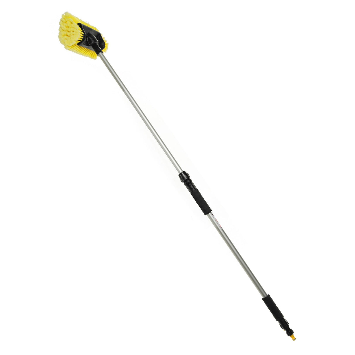 Yachticon Alu-Waschbürste, Länge Stiel: 90 cm - 175 cm mit Seitenborsten