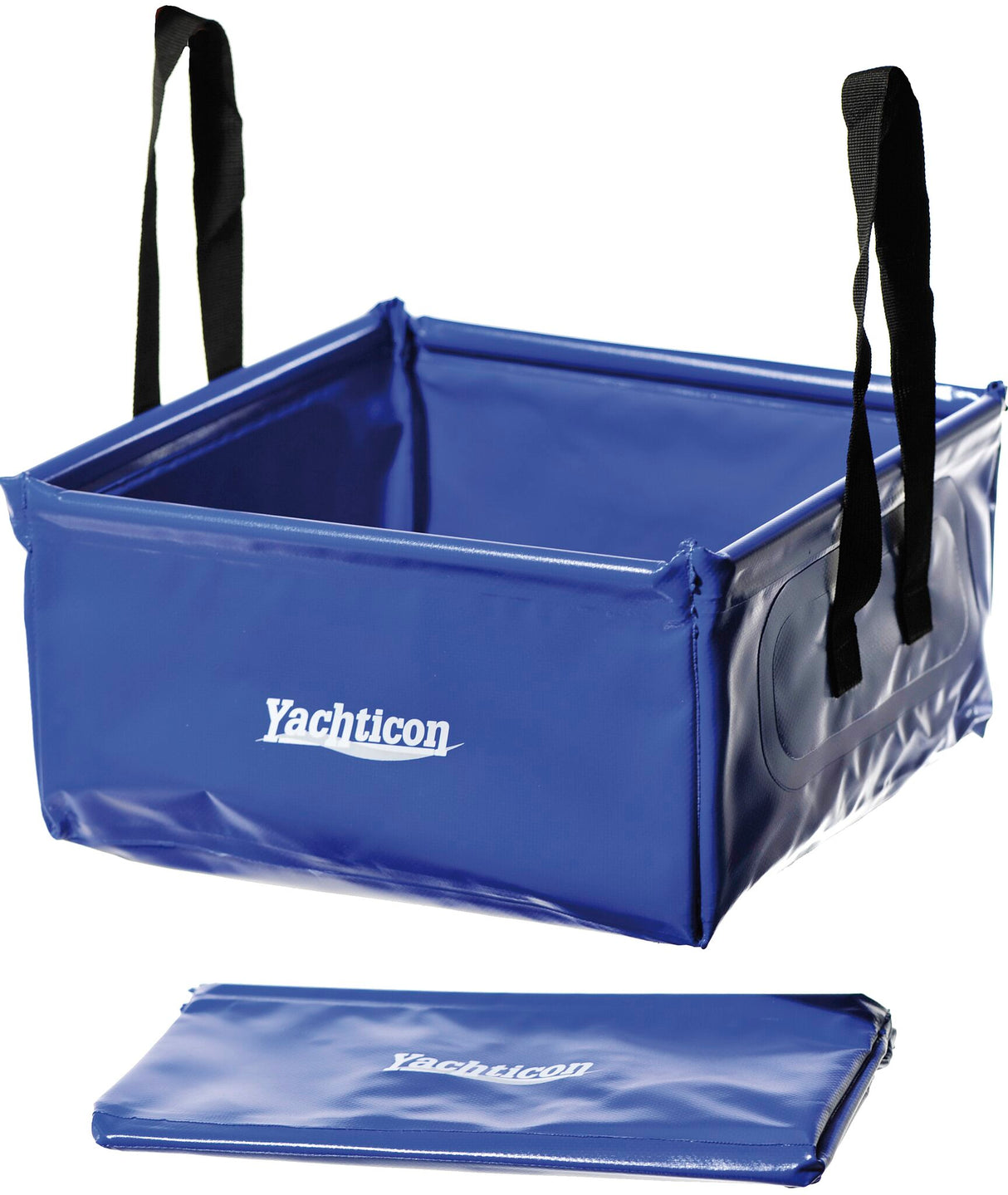 Yachticon Faltschüssel faltbar, wasserdichte Transportwanne, stabil und robust in Blau - 15 - 30 Liter