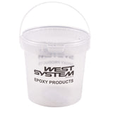 West System Mixbecher 800 ml fester Mehrweg-Mischbecher mit Skala, robust und leichte Entformung - 800 - 1550 ml