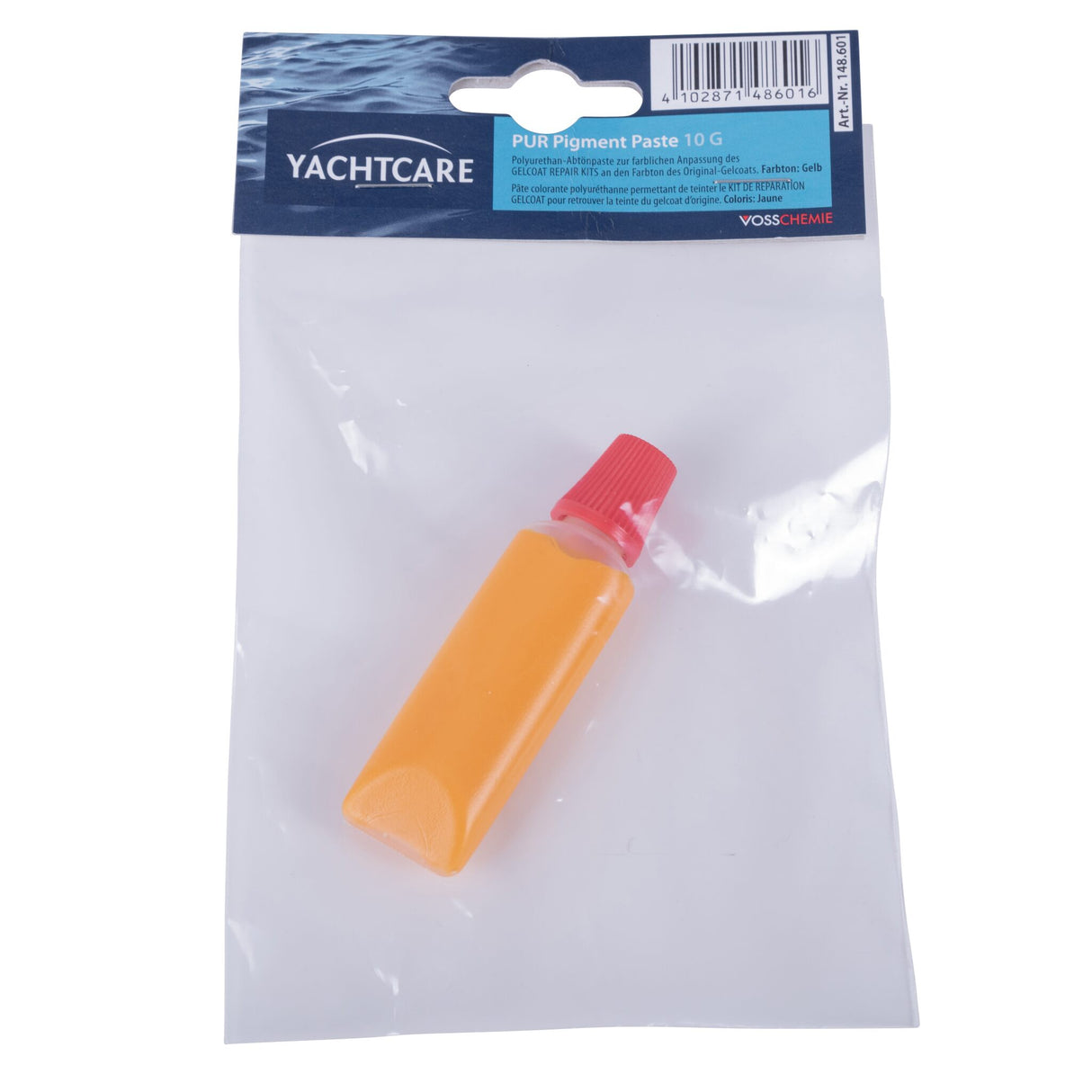 Yachtcare Abtönpaste 10g, Gelcoat-Farbmischung, perfekte Farbanpassung für Reparatursets - grün, gelb, blau, schwarz, weiß, rot