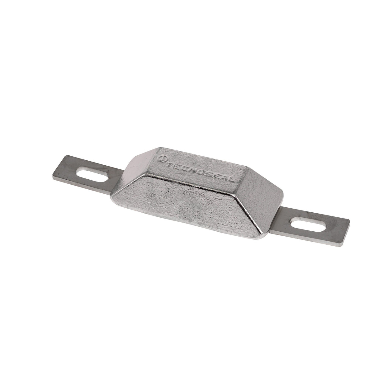 Zink-Flachanode mit Niro-Lasche, vorgebohrt, 0,50 kg