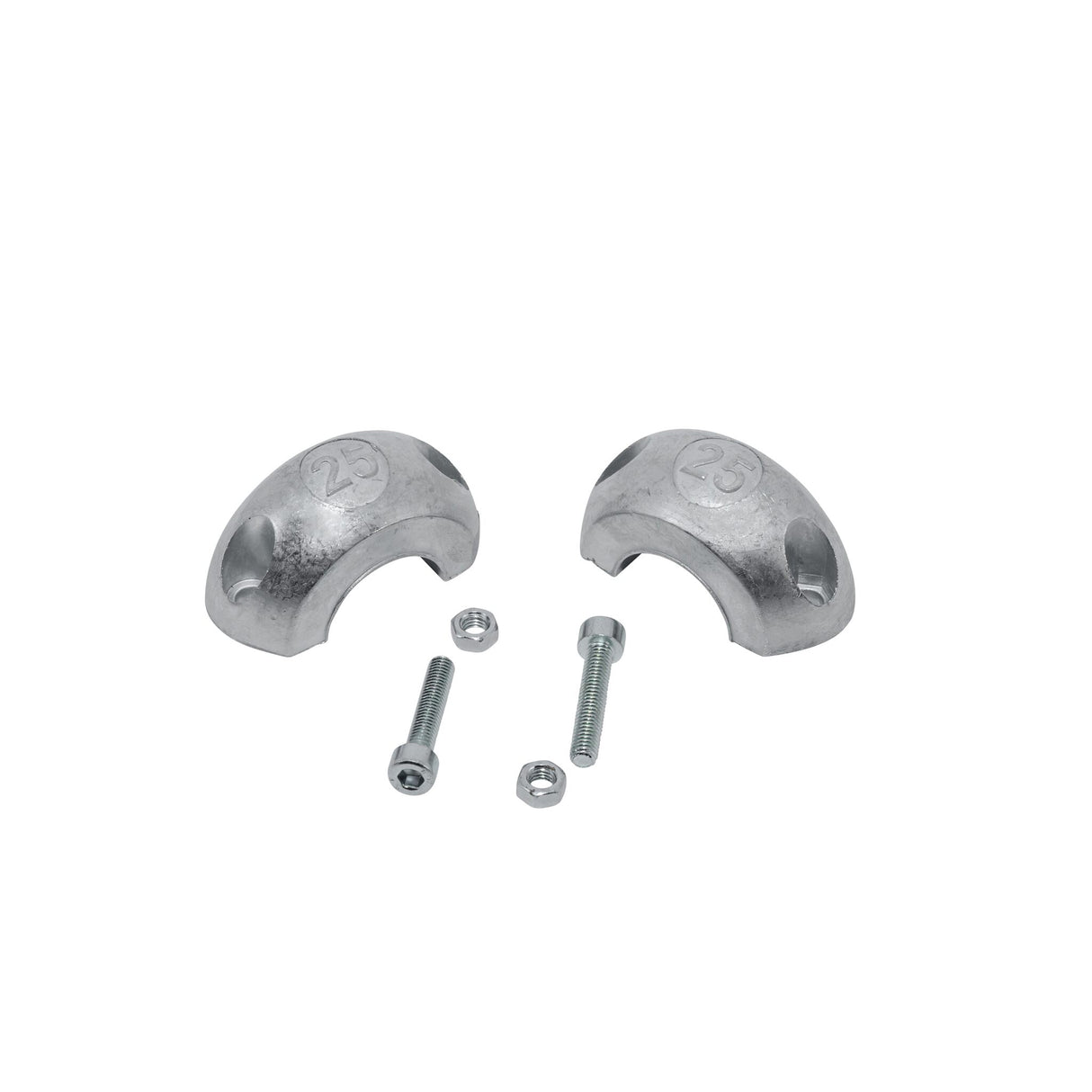 tecnoseal Zink-Wellenanode, kurze Bauform, 25 mm Ø