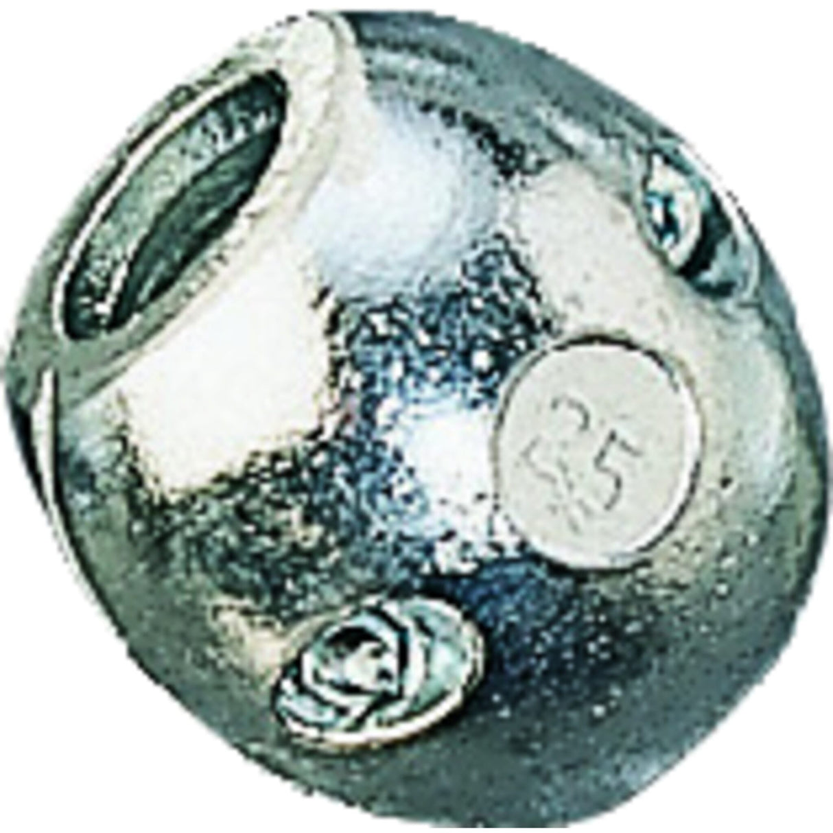 Magnesium-Wellenanode in Nussform Ø 25 mm