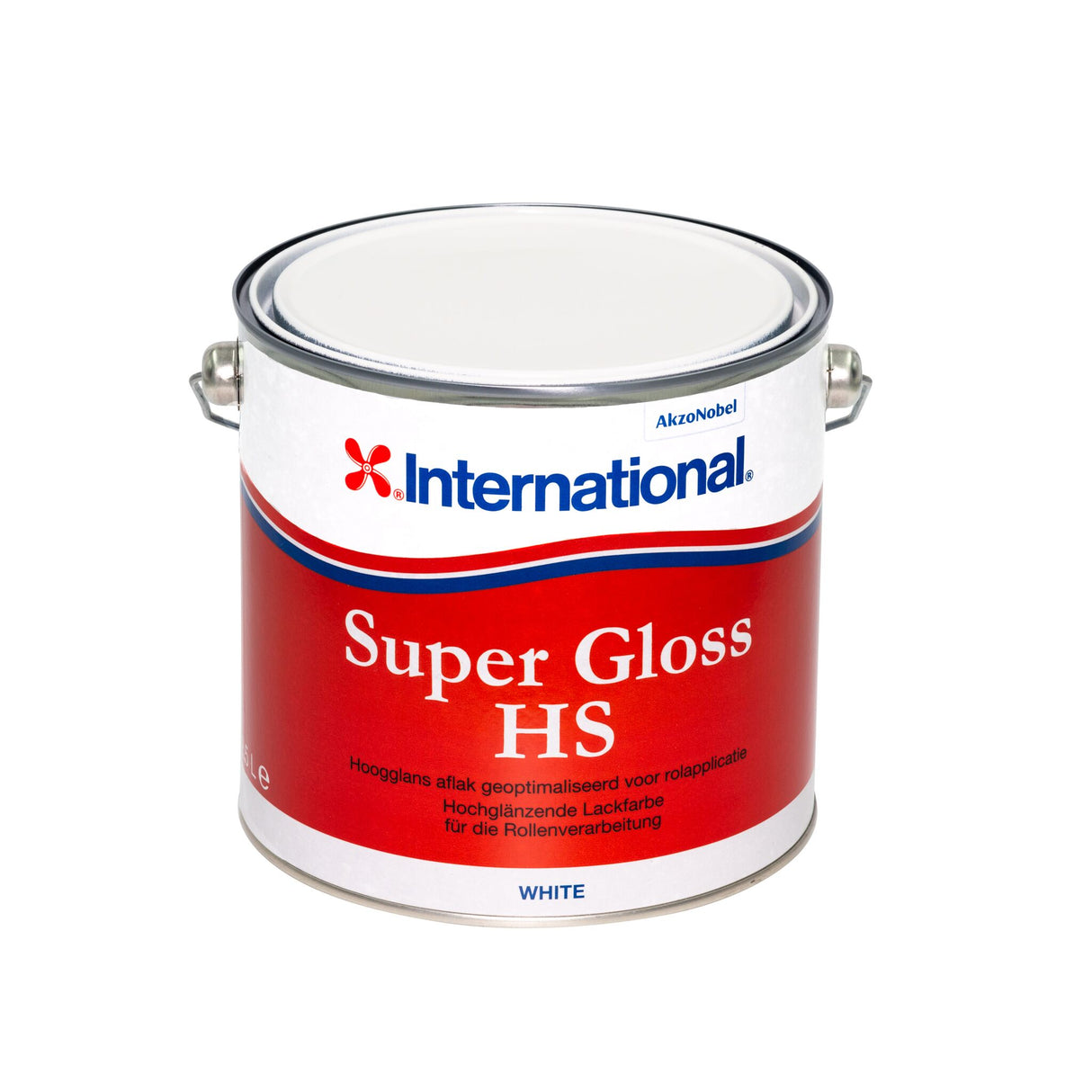 International Super Gloss HS Hochglänzende Lackfarbe, Bootslack mit geringem VOC-Anteil - 750 ml – 2,5 l (Optional mit Zubehör)  
thames green, artic white, atlantic blue, whale grey, pearl white, weiß, ocean blue, schwarz, lighthouse red,