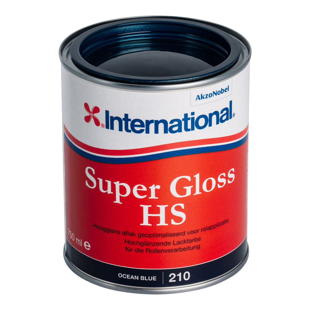 International Super Gloss HS Hochglänzende Lackfarbe, Bootslack mit geringem VOC-Anteil - 750 ml – 2,5 l (Optional mit Zubehör)  
thames green, artic white, atlantic blue, whale grey, pearl white, weiß, ocean blue, schwarz, lighthouse red,