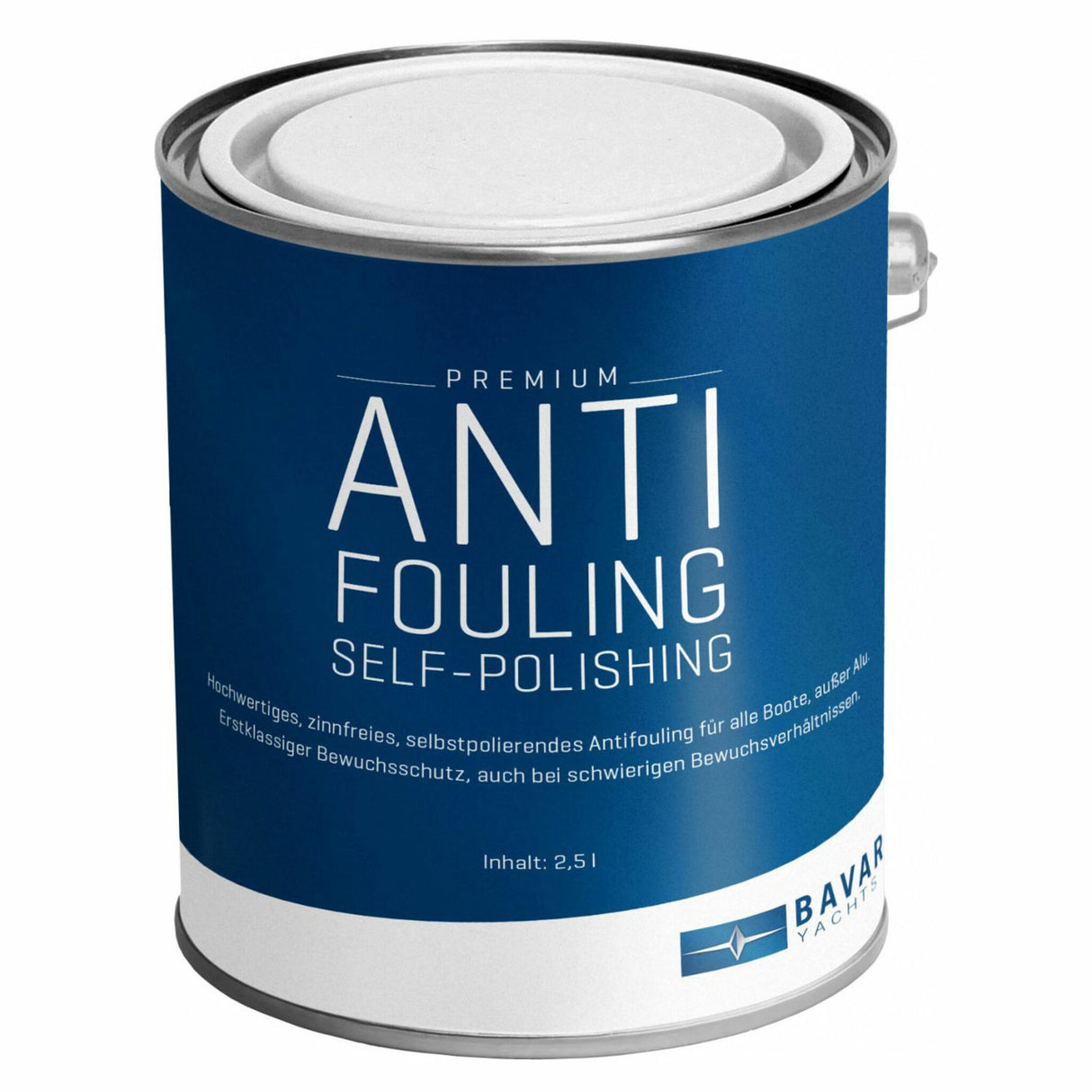 Bavaria Premium Antifouling Selbstpolierendes Antifouling, Hochleistungs-Antifouling für Boote - 0.75 - 2.5 l schwarz, dunkelgrau, dunkelblau