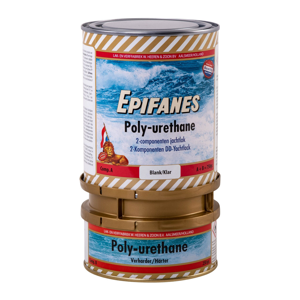 EPIFANES Klarlack 2K-PU hochglänzend, Schiffslack, UV-Filter & wetterbeständig