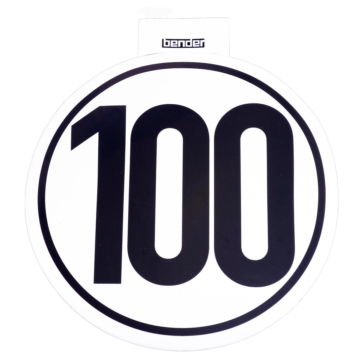 Tempo Aufkleber 100 km/h