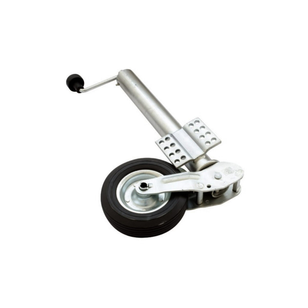 Stützrad klappbar, Trailerstützrad Edelstahlfelge Ø 60 mm