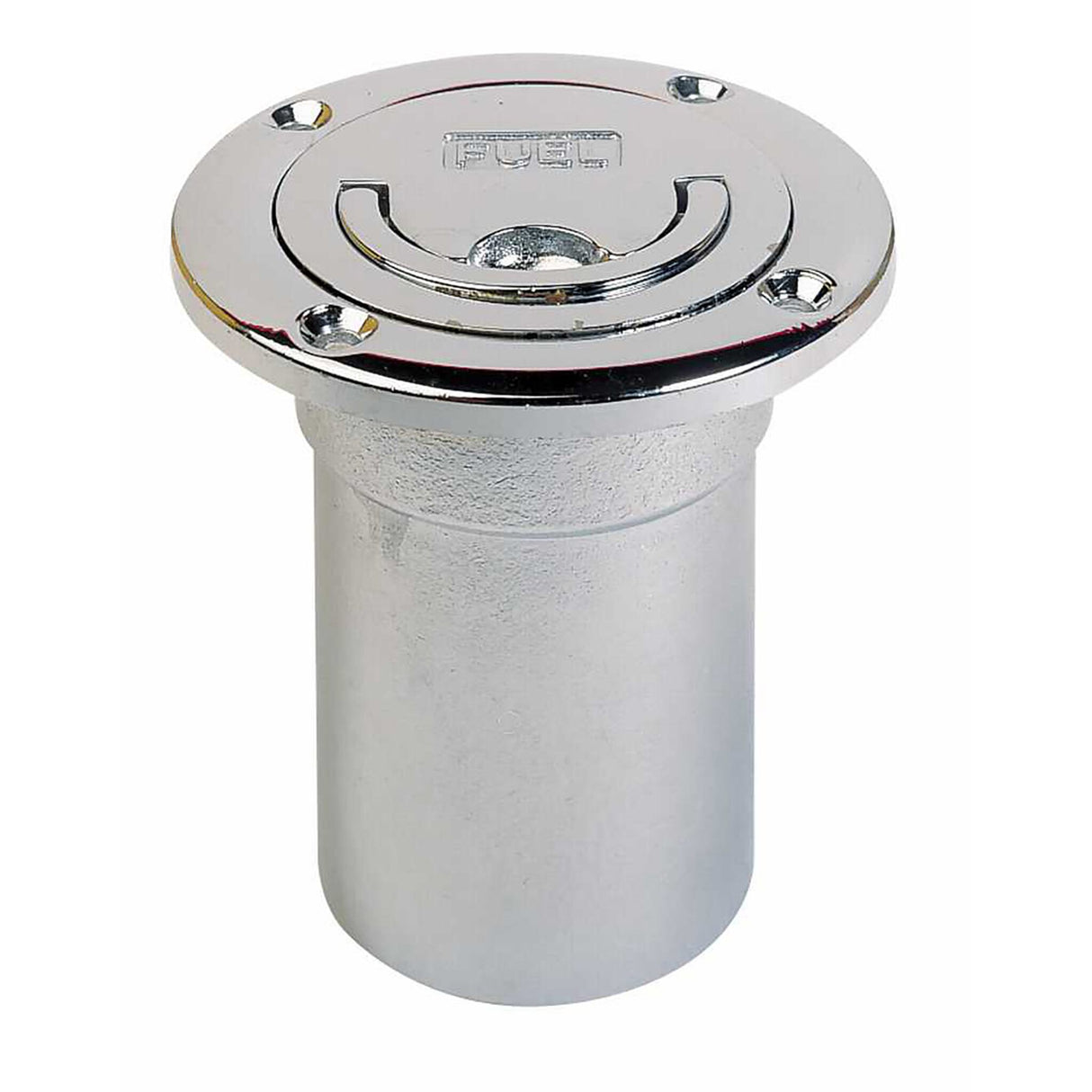 Vetus Treibstoff-Einfüllstutzen Diesel, Einfüllstutzen 38 mm, verchromtes Messing mit Deckel und Kette, ISO 8099-konform