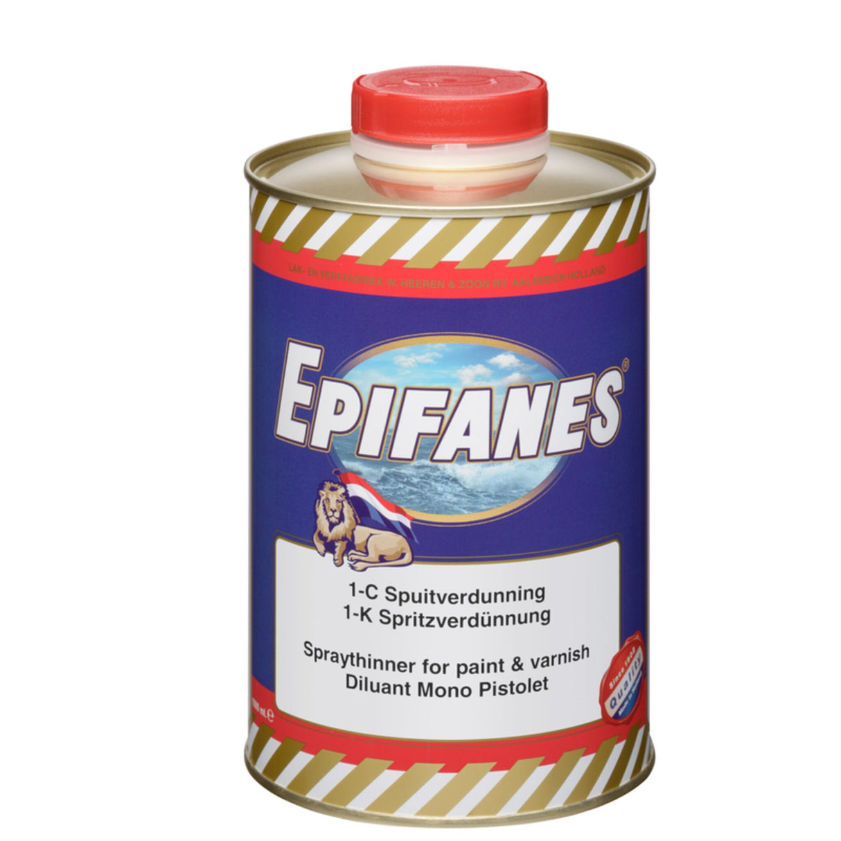 Epifanes Verdünnung 1-K Spritzverdünnung 1l, Verdünner, ideal für Grundierungen und Lacke