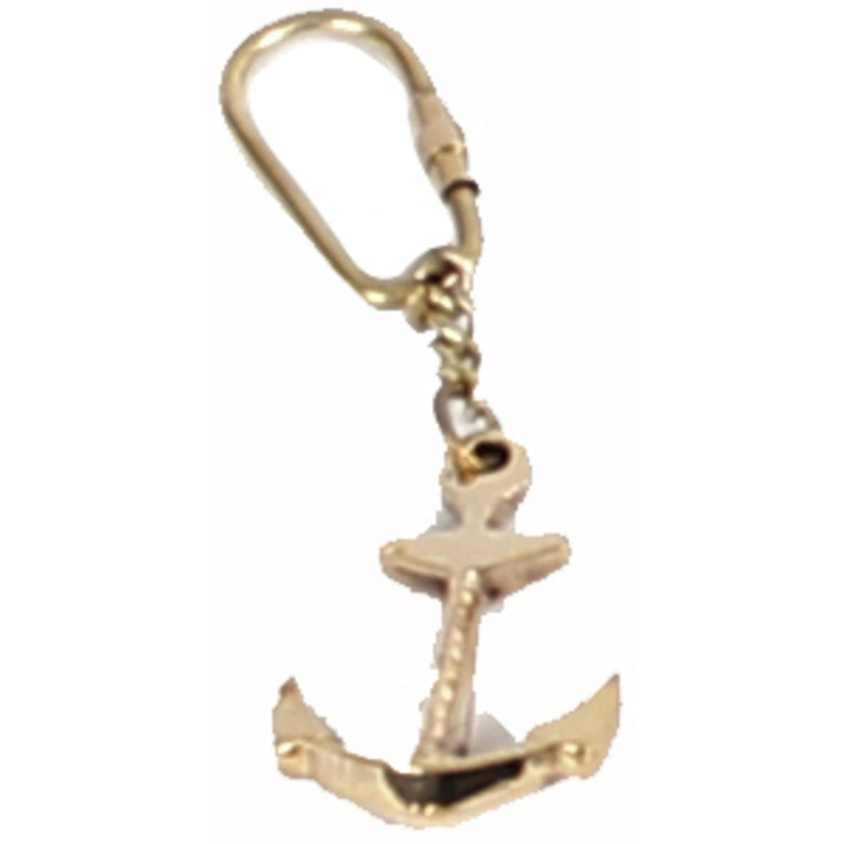 Keychain anchor maritime, keychain made of brass, practical and stylish - (optional with brass)