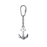 Keychain anchor maritime, keychain made of brass, practical and stylish - (optional with brass)