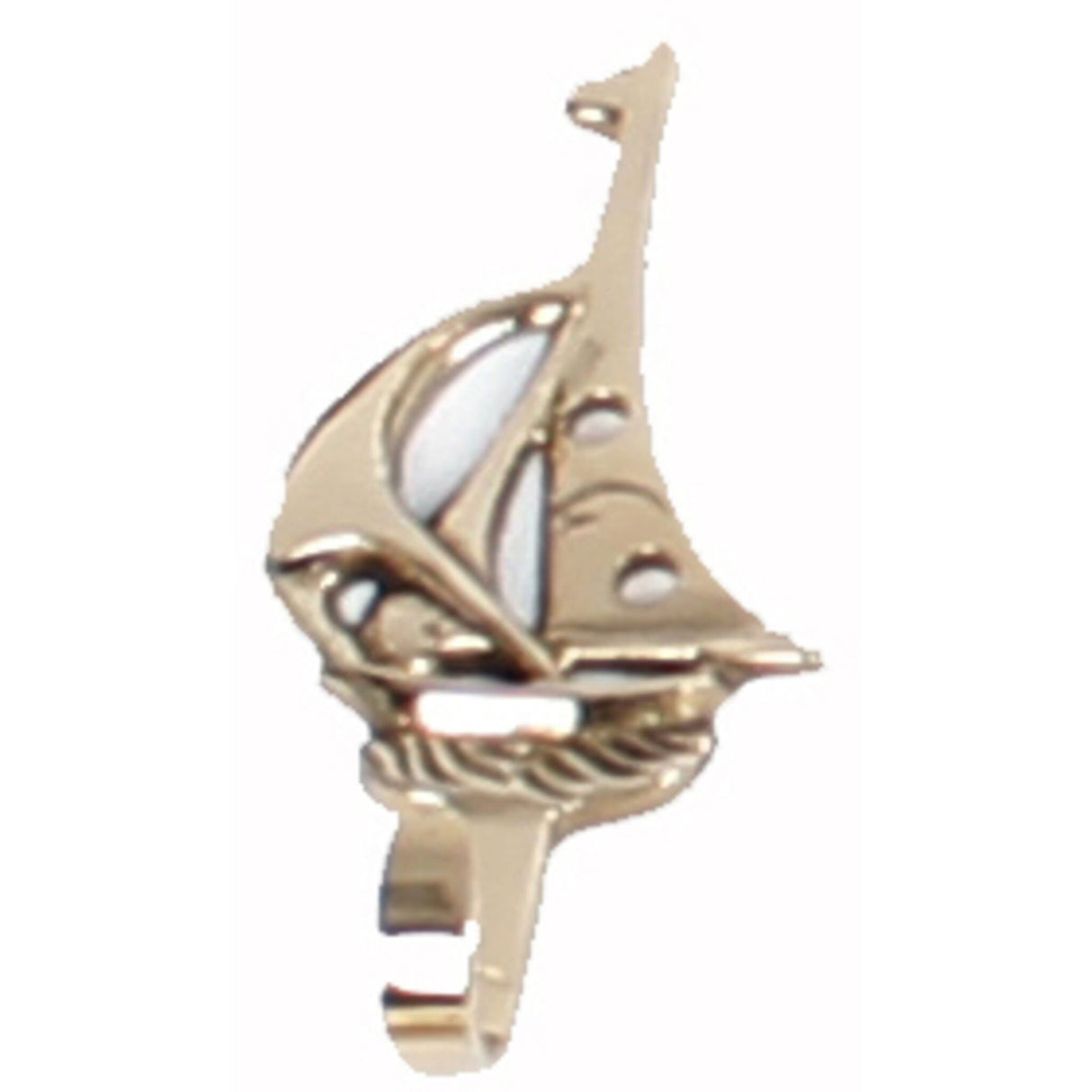 Messing-Haken im Segelboot-Design, Schlüsselhaken
