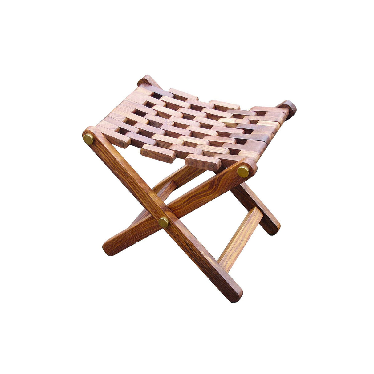 Klapphocker Holz flexible Sitzfläche, Falthocker, ideal für Gräting-Klapptisch