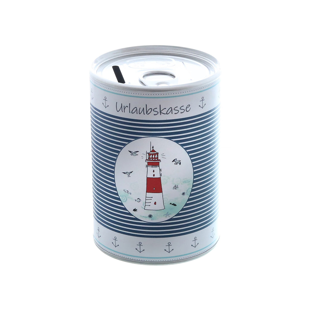 Maritime Spardose Charmante Geldgeschenk-Box, Spardose, Höhe ca. 11 cm - (Optional mit Anschlüsse)