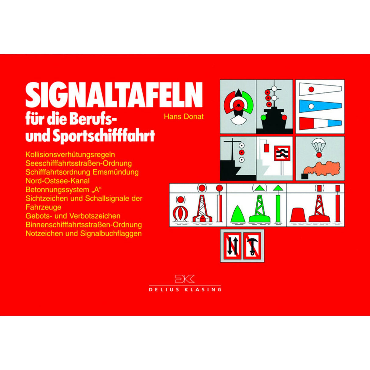 Delius Klasing Signaltafeln wasserabweisend einseitig bedruckt, Schiffsignaltafeln, lange Lebensdauer