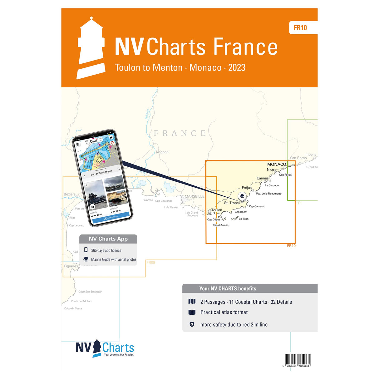 NV Atlas Frankreich - Toulon to Menton - Monaco - FR 10
