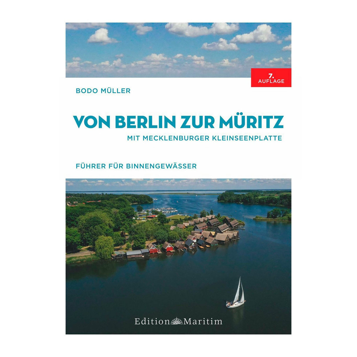 Delius Klasing Book Inland Waters Guide with color photos, travel guide, comprehensive nautical information for Berlin to Müritz